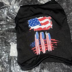 4th Of July Puppy/dog Shirt. Size Small 