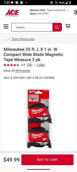 Milwaukee Magnetic 🧲 Tape Measures