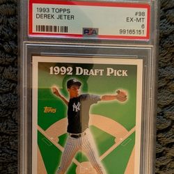 1993 Derek Jeter #98..PSA 6