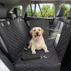 Dog Car Seat Cover, 600D Heavy Dute Durable Car Seat Cover for Dogs Pets, 100% Waterproof Scratch Proof Nonslip Dog Hammock for Cars, Seat Covers Prot