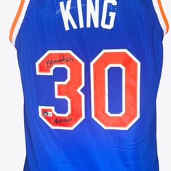 Bernard King Autographed Jersey – “HOF 2013” Inscription – New York Knicks – Certified Authentic