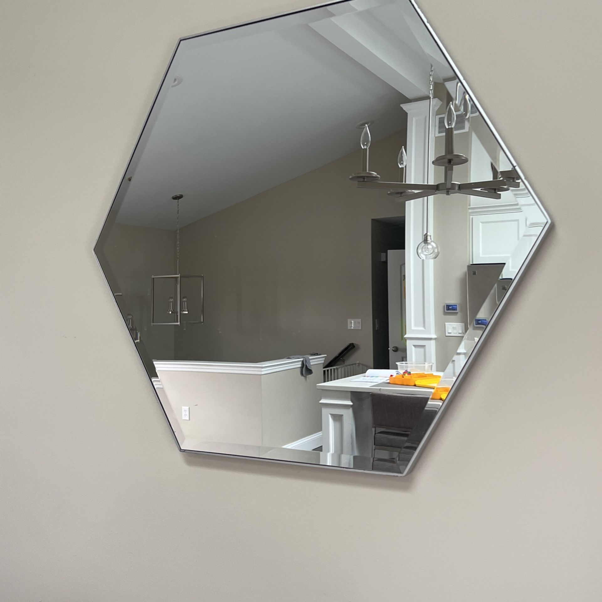 Modern Hexagon Mirror