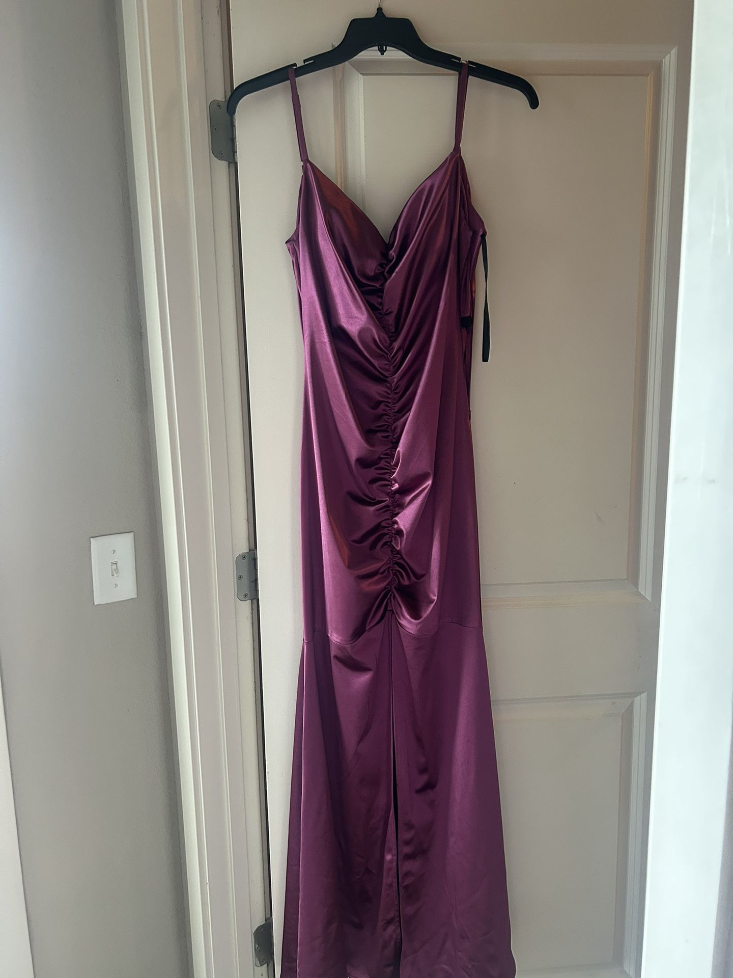 purple dressy dress