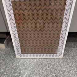 29x23” White Frame With 2” Mat