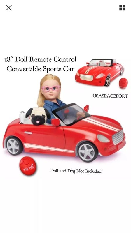 American Girl doll remote control car