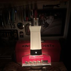 Rare Vintage Budweiser "King of Beers" Lighted Clydesdale Wall Sign / Sconce