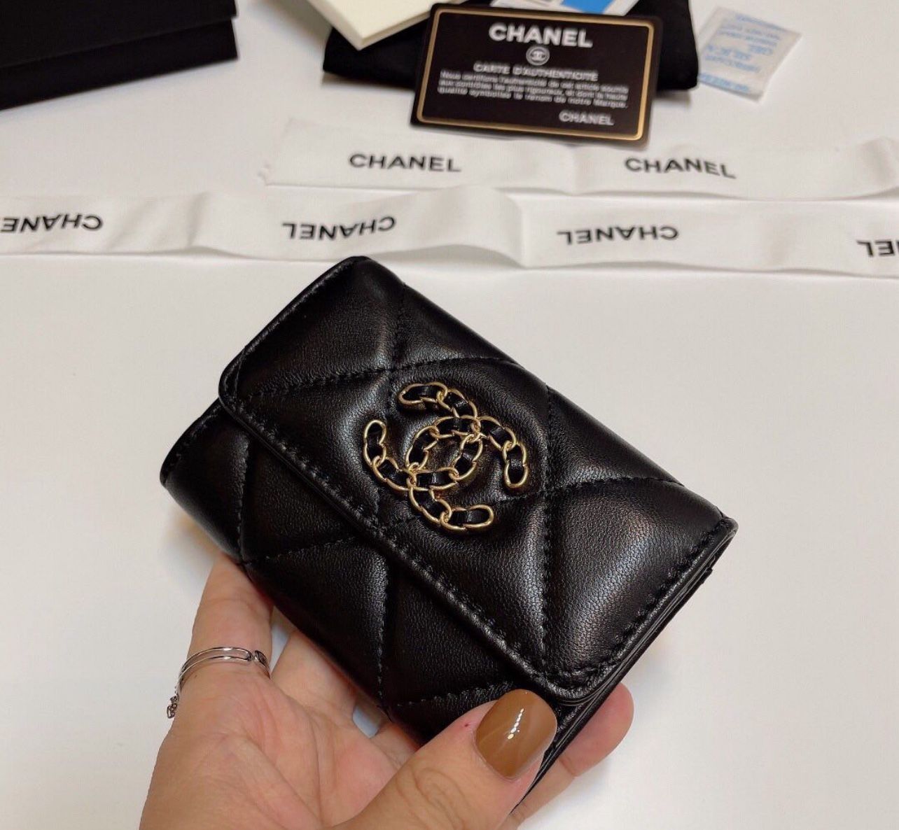 Brand New Mini GUCCI lambskin Wallet