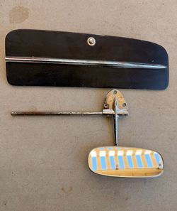 vw early 58-59 beetle glove box door/mirror