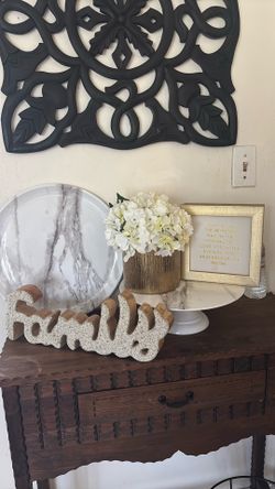 Gold and Marble Decor