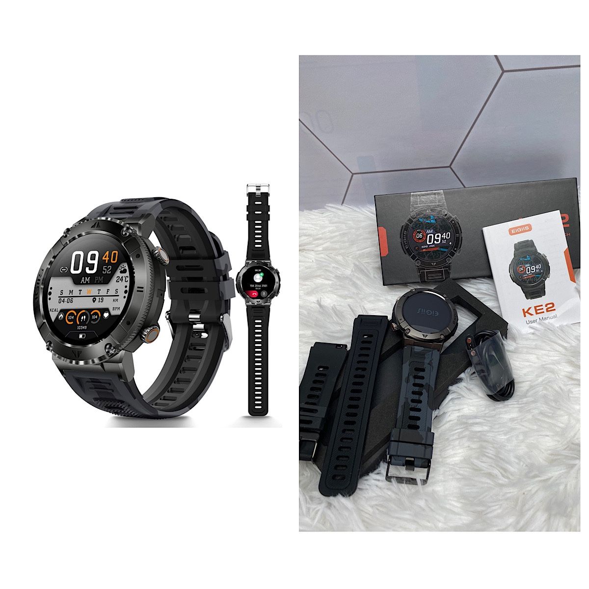 Smart Watches for Men (Answer/Make Call), Rugged Tactical Military