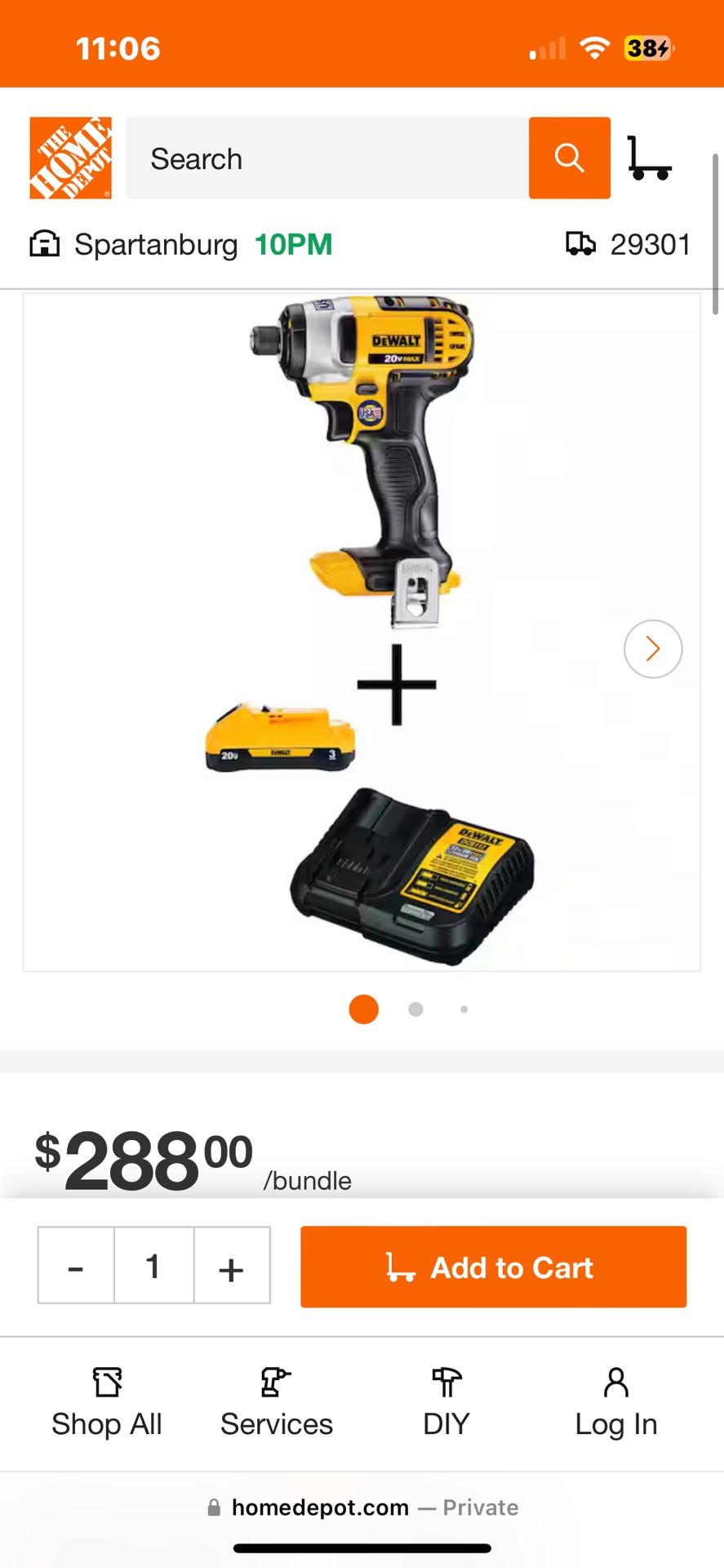 Dewalt Impact Battery And Charger