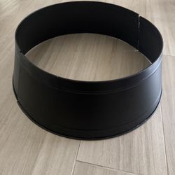 Black metal Christmas Tree Collar