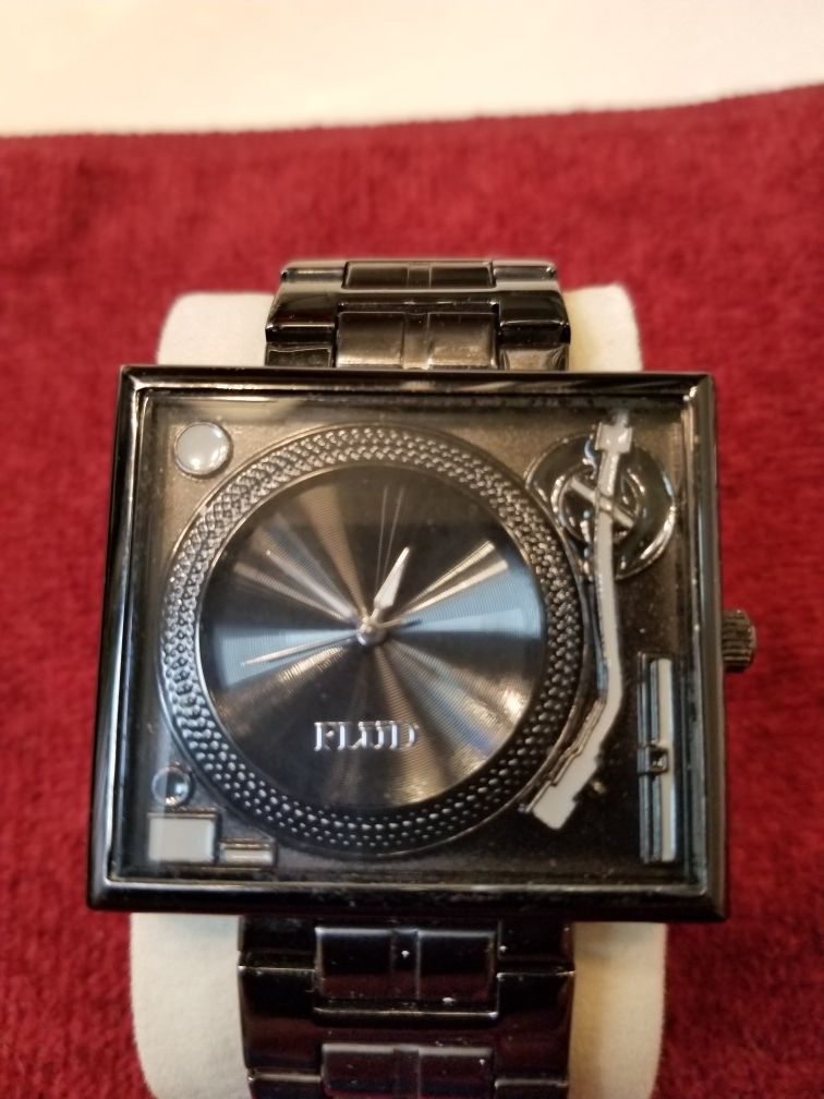 DJ turntable watches by FLUD