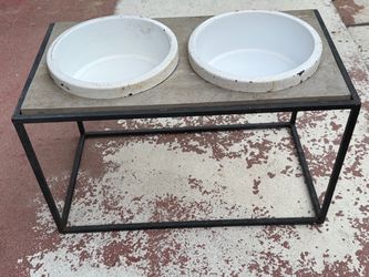 Elevated Double Dog Bowl Feeder Stand