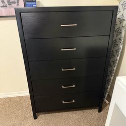 Black Chest Drawer – $180 OBO