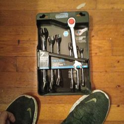 Power Torque 7 Piece Metric Ratchet Wrench Set