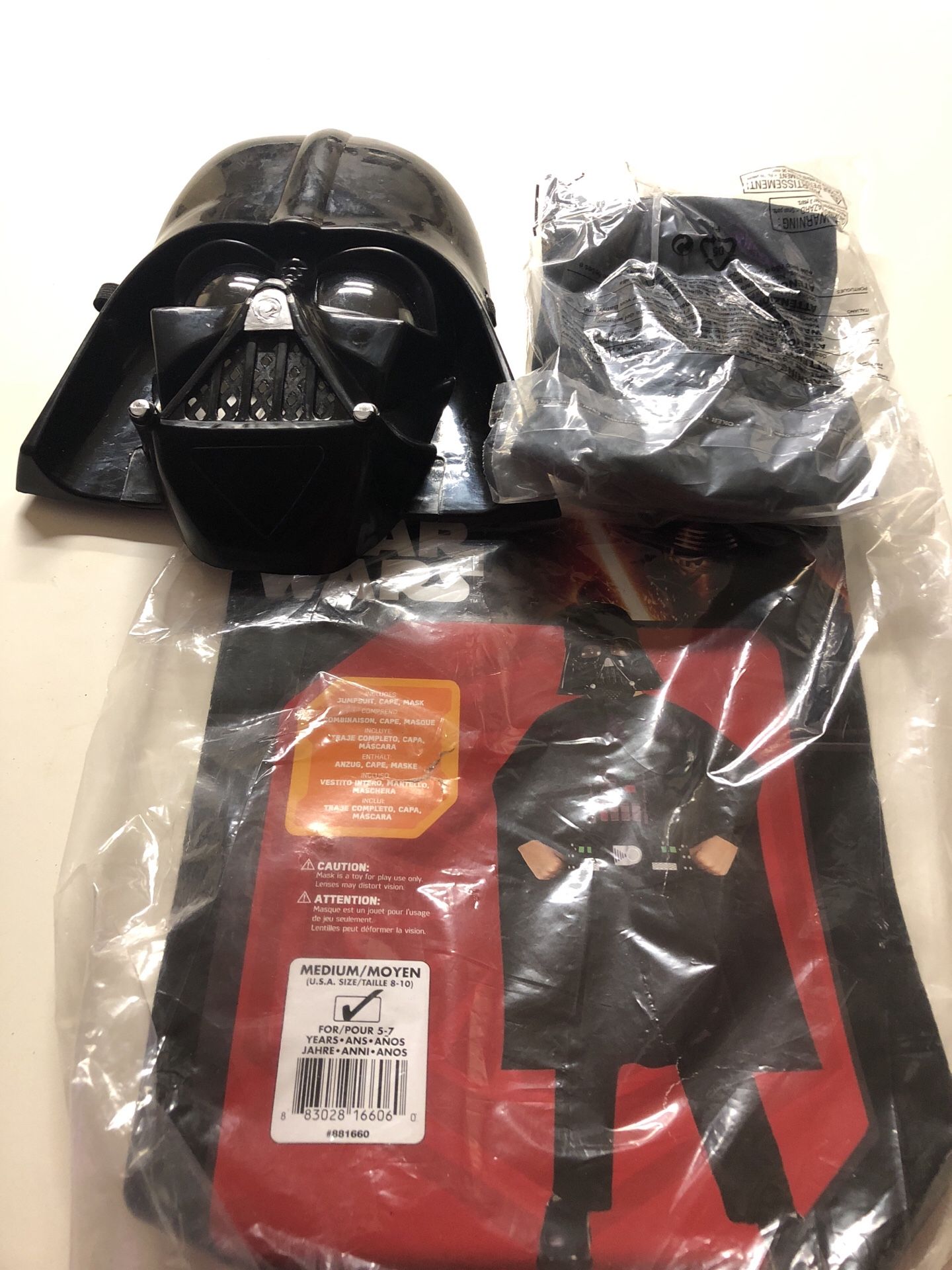 Star Wars Darth Vader costume - kids medium 5-7