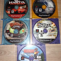 PS2 Loose Games Lot & Controllers 
