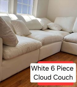 White Cloud Couch Modular Sectional Sofa