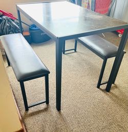Kitchen table with benches