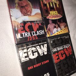 Vintage Wrestling ECW DVD’s for Sale!