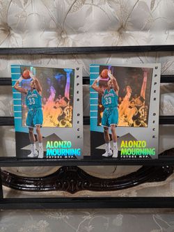 Alonzo Mourning Holographic Card Lot! Upper Deck