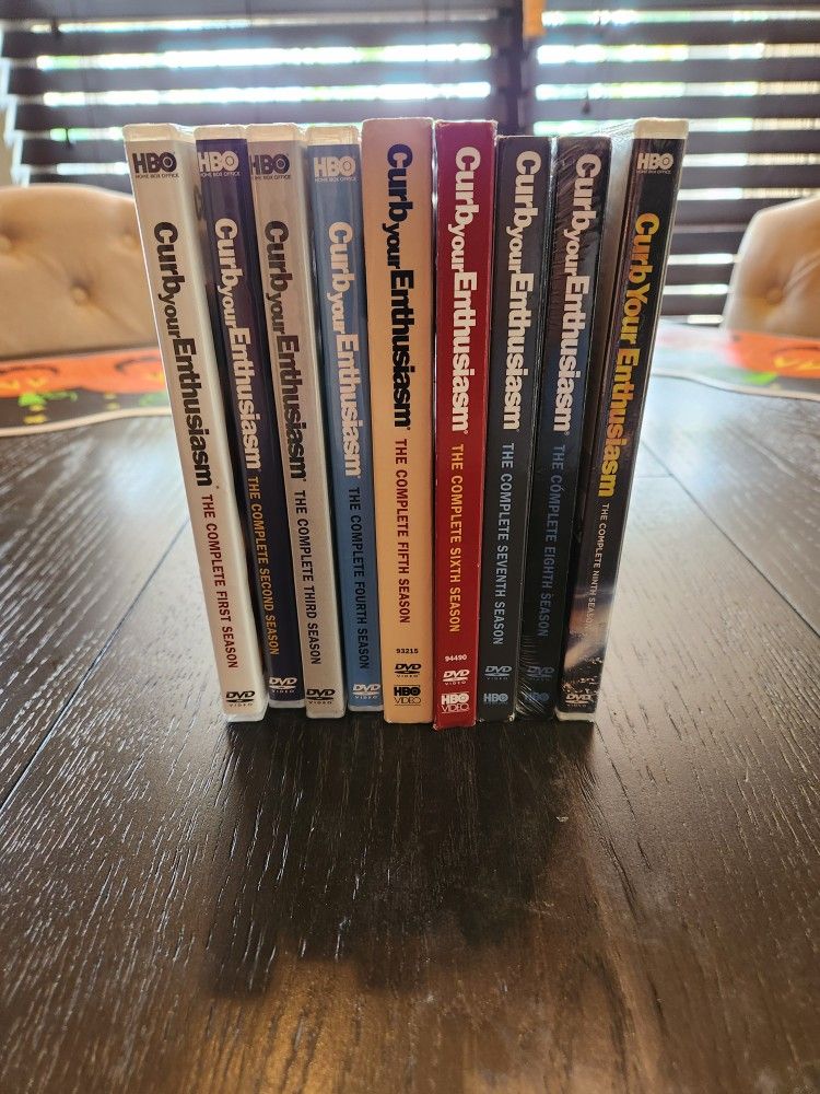Curb your enthusiasm seasons 1-9 (DVD) like new condition read description for details 