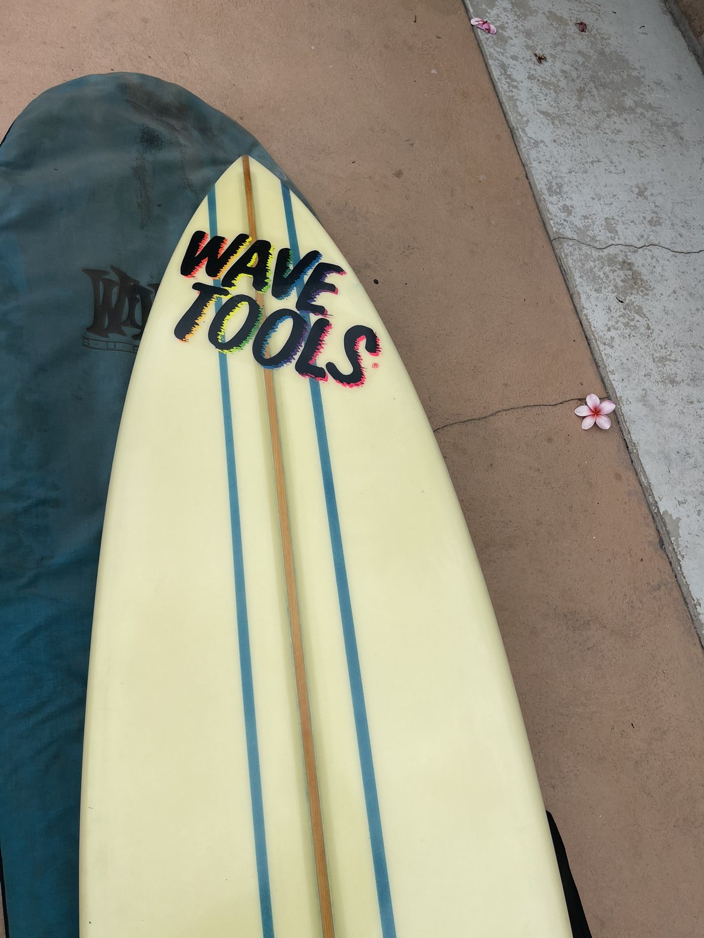 Vintage Wave Tools Longboard Surfboard