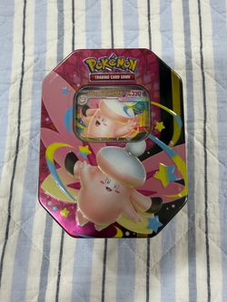 Pokémon TCG Mega Moonlit Tin Mega Clefable EX 2026 Factory Sealed Brand New