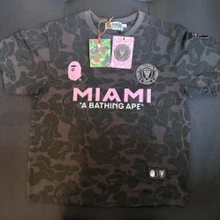BAPE x Inter Miami CF Camo Tee
