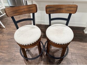 2 Upholstered Counter/Bar Stools