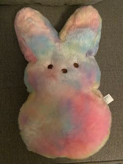 Peeps Large Tie-Dye Bunny Plush 17”