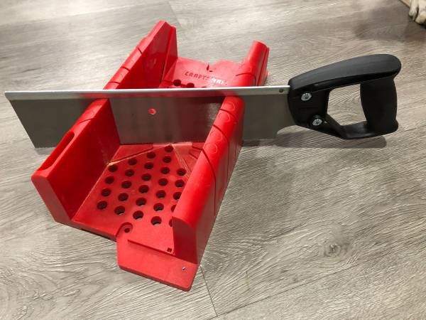 Miter Box And Saw