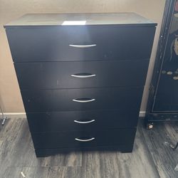 5 Drawer Espresso Dresser