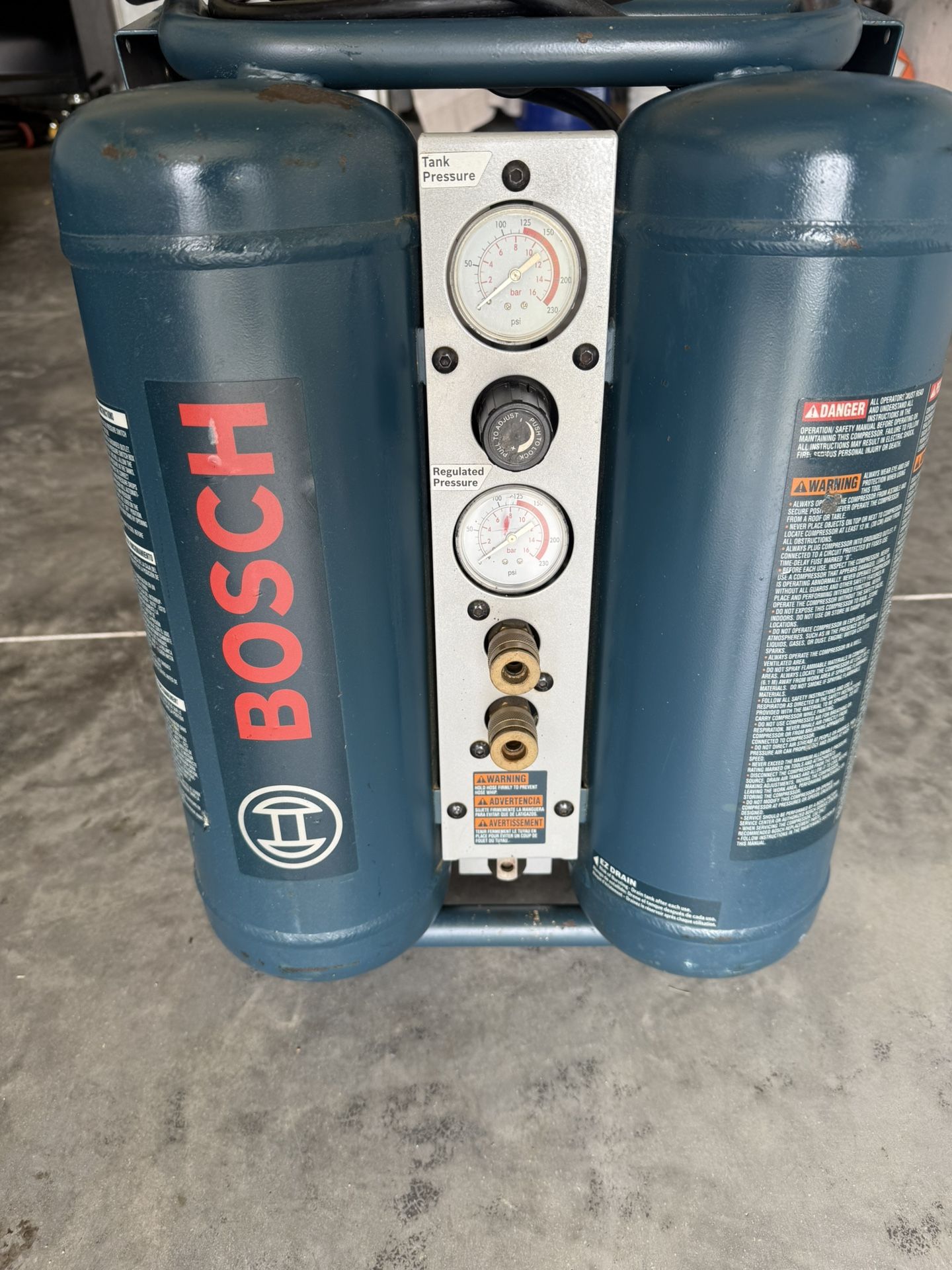 Bosch 4 Gallon Compressor  Runs Perfectly 
