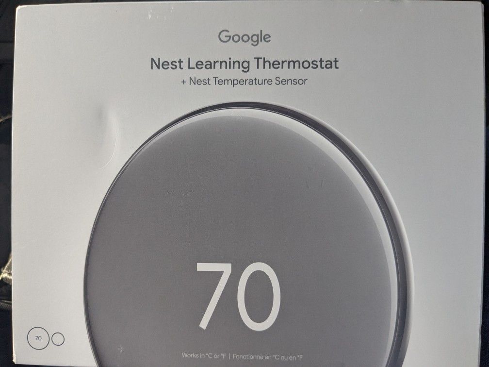 Google Nest Learning Thermostat With Sensor