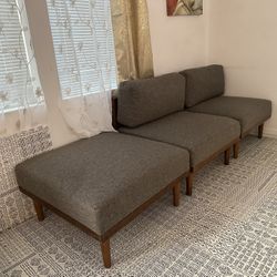 Grey Couch Set 