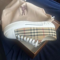 Burberry Check Sneaker Size 9