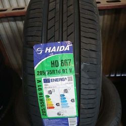 4 New Tires 205/55/16 Haida Tires