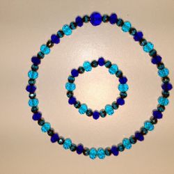 SPARKLING GLASS BEADED JEWELRY-HANDMADE