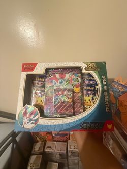 Pokemon 30th celebratiom sylveon ex box new