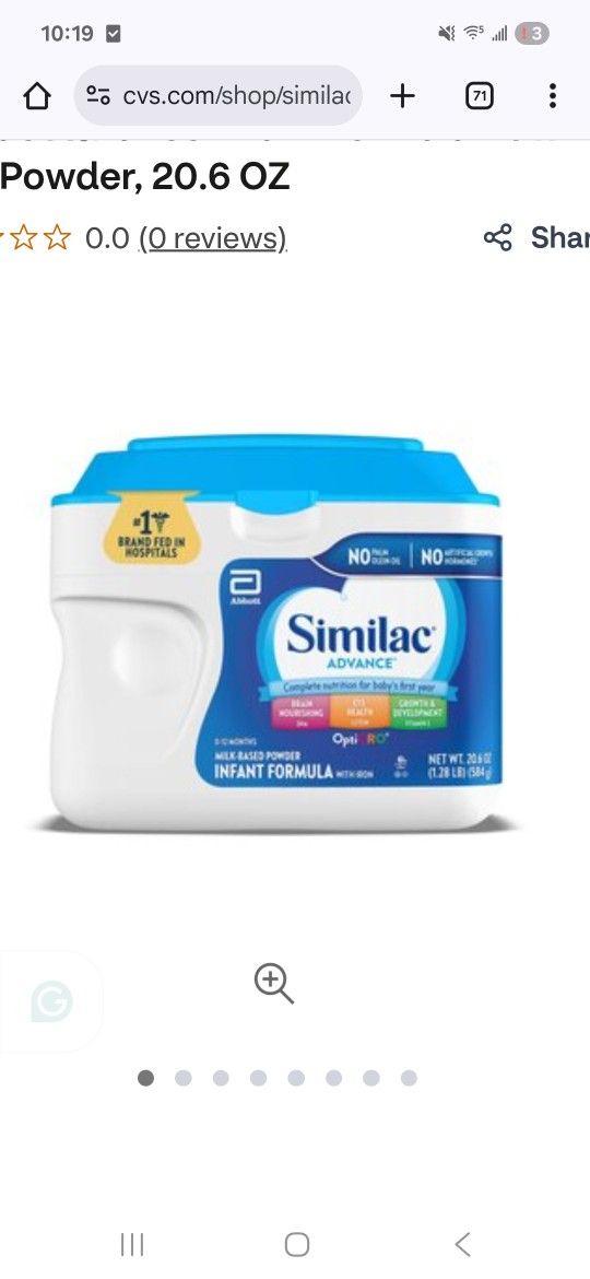 Advance Formula