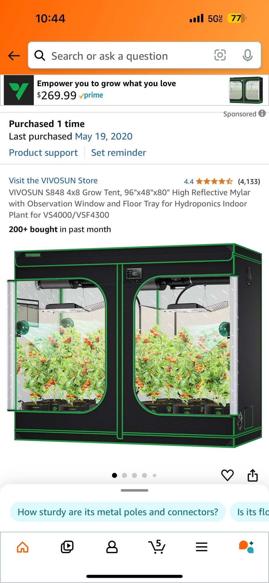 Entire Grow Room Set Up