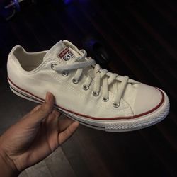 Size 10.5 Converse Chuck Taylor All Star Low 'White'