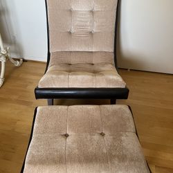 Ottoman With Foot Stool 