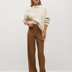 New with tags! MANGO Fringes Knit Sweater. Size - L