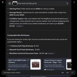 Gianni Versace Nylon Briefcase