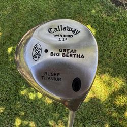 Callaway Great Big Bertha War Bird 11° Driver – Ruger Titanium – Firm Flex