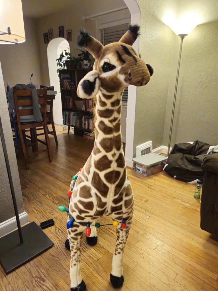 Full Size Plush Giraffe 