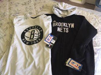 NBA Brooklyn NY Nets Jersey & Hoodie Size L 14/16 Youth